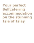 Glenegedale Selfcatering Holiday Home|Islay Cottage|Islay Holiday Home|Islay Accommodation